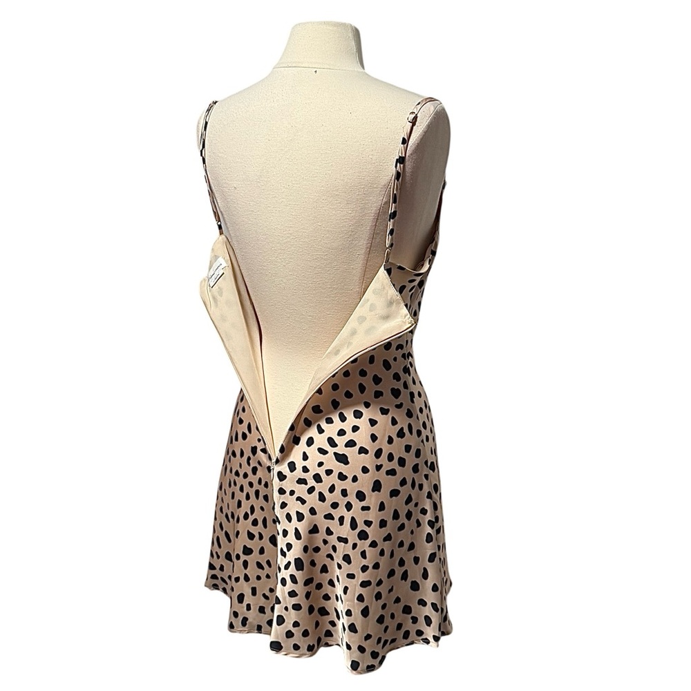 Lovers + Friends Claire Satin Sleeveless Mini Dress Size Small NWOT - Picture 8 of 11